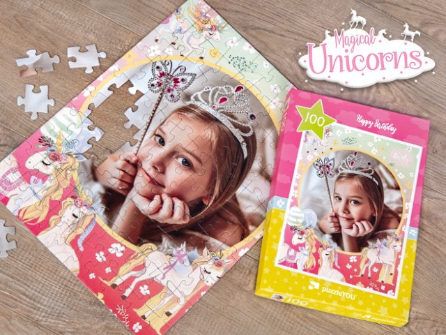 Puzzle de unicornio para niños
