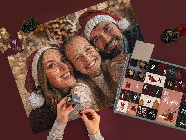 Puzzle-Calendario de Adviento con 1000 piezas